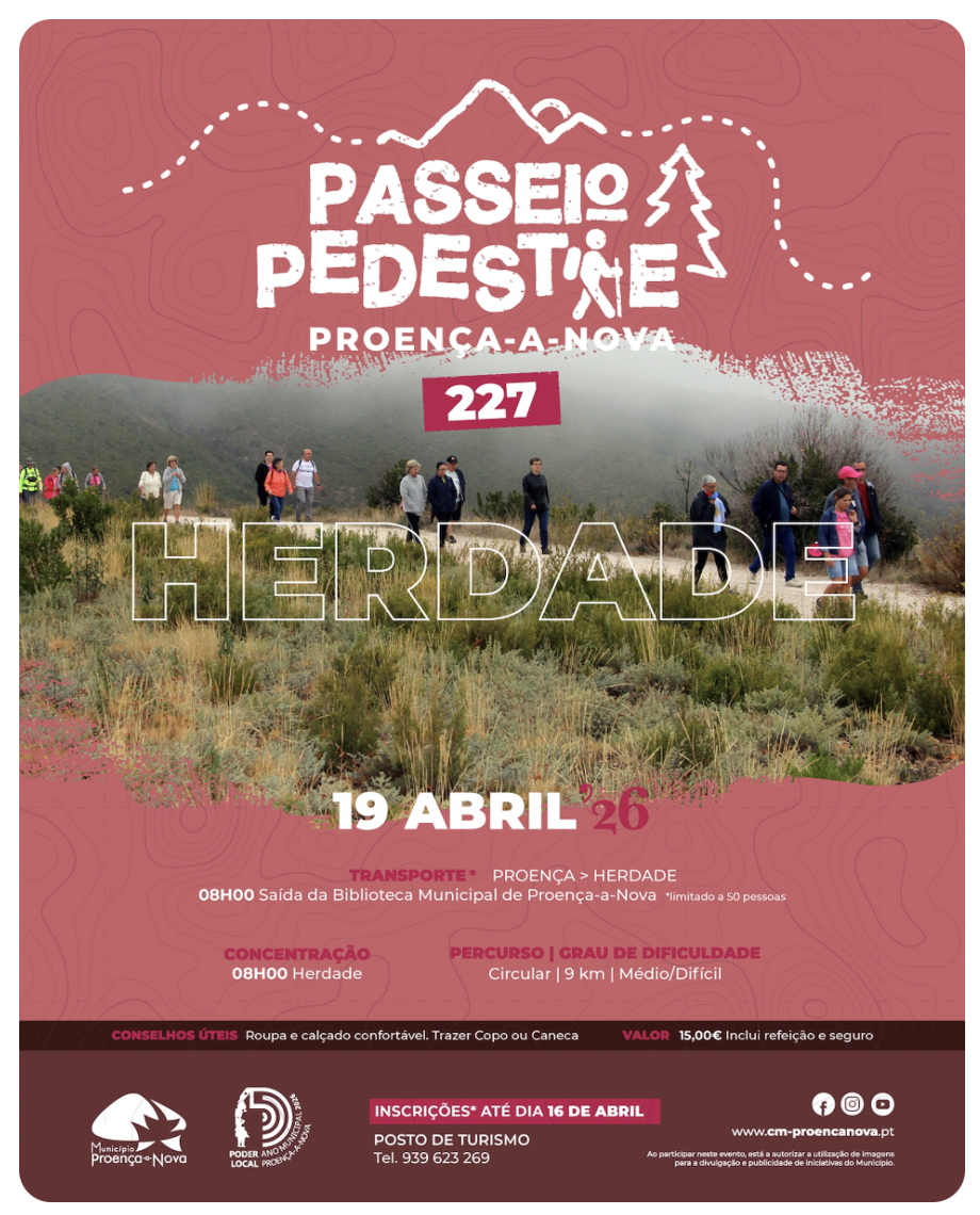 Passeio Pedestre: Herdade