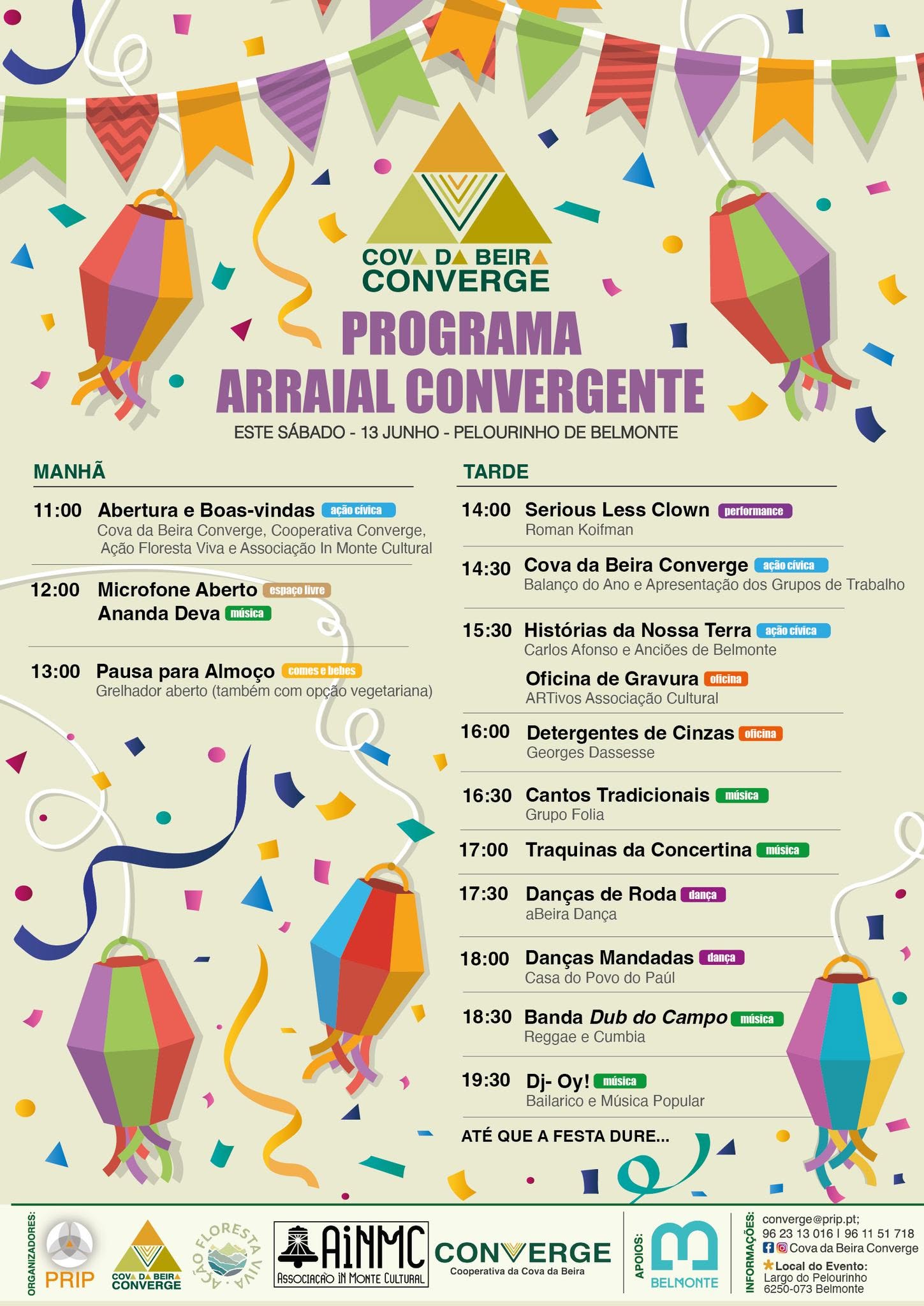 Arraial Convergente Belmonte 2026