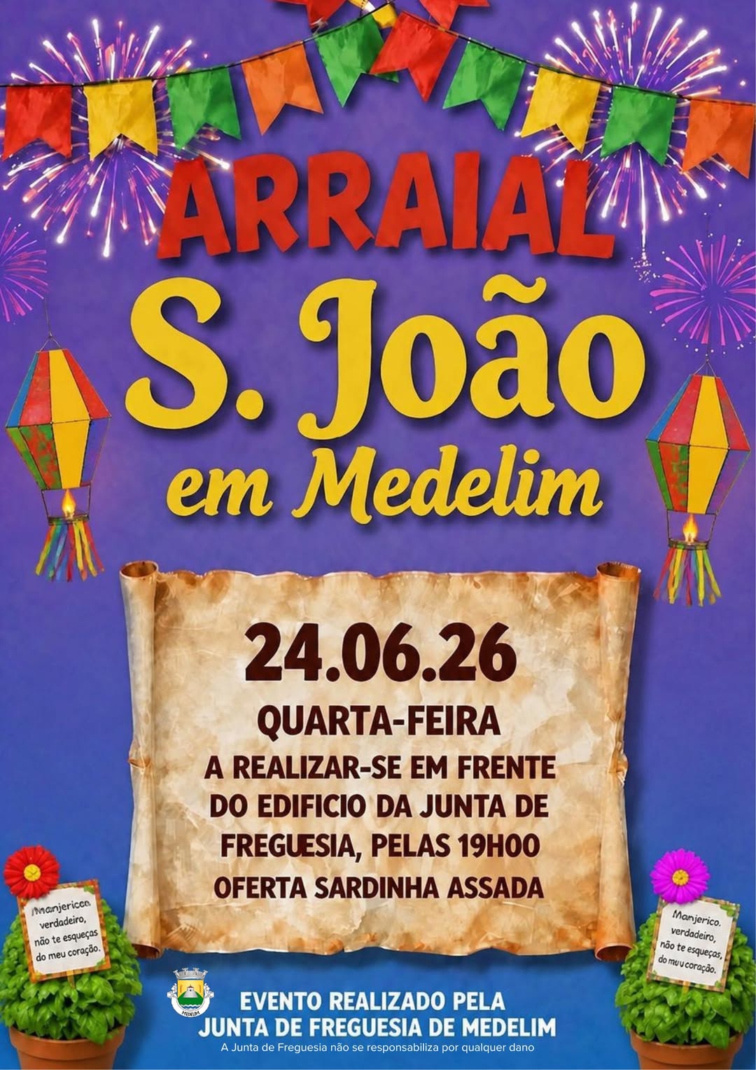 São João Street Party in Medelim (Arraial de São João)